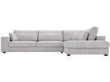 Ecksofa CARMEX Stoff grau