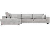 undefined, Ecksofa CARMEX Stoff grau