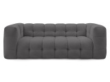 3er Sofa BOBOCHIC CLOUD Stoff dunkelgrau