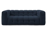 3er Sofa BOBOCHIC CLOUD Stoff dunkelblau