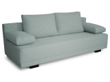3er Sofa LAURITZ Stoff blau