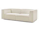 undefined, Sofa BOBOCHIC MOLIERE Cord-Stoff beige