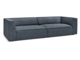 Sofa BOBOCHIC MOLIERE Samt dunkelgrau