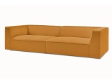Sofa BOBOCHIC MOLIERE Cord-Stoff gelb