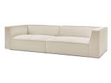 undefined, Sofa BOBOCHIC MOLIERE Cord-Stoff beige