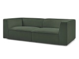 Sofa BOBOCHIC MOLIERE Cord-Stoff grün