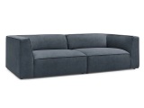 Sofa BOBOCHIC MOLIERE Samt dunkelgrau