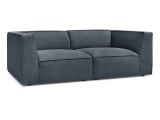Sofa BOBOCHIC MOLIERE Samt dunkelgrau