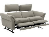 2er Sofa CAMPO DE FIORI OMEGA 100% Leder grau