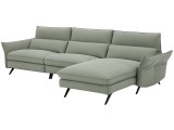 Ecksofa CAMPO DE FIORI HARIS 100% Leder dunkelgrün