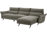 Ecksofa CAMPO DE FIORI HARIS 100% Leder khaki