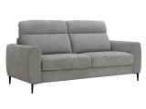 3er Sofa FINDEL Polyester grau