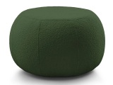 Hocker ALESIA 71x71x42cm boucle-stoff grün