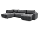 Sofa BOBOCHIC ARSENE Stoff chiniert dunkelgrau