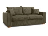 Bettsofa BOBOCHIC AUGUSTIN Cord-Stoff grün