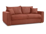 Bettsofa BOBOCHIC AUGUSTIN Cord-Stoff orange