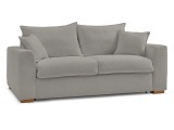 Bettsofa BOBOCHIC AUGUSTIN Boucle-Stoff hellgrau