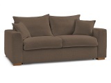 Bettsofa BOBOCHIC AUGUSTIN Boucle-Stoff rotbraun