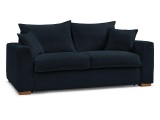 Bettsofa BOBOCHIC AUGUSTIN Boucle-Stoff dunkelblau