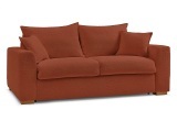Bettsofa BOBOCHIC AUGUSTIN Boucle-Stoff orange