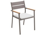 undefined, Gartenstuhl SIMMONS Aluminium mokka