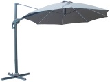 undefined, Freiarmschirm SOLAR 300x300cm anthrazit