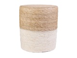 Cmp - Sitzpouf - Beige und Weiss