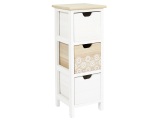 Kommode LAREDO 3 Schubladen 25x25x65cm weiss