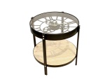 Beistelltisch PRISKA 40.5x40.5x39cm schwarz