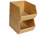 Set Aufbewahrungsboxen CARI Bambus natürliches holz