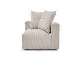 Ecke für modulare Sofas BOBOCHIC VOLTAIRE Cord-Stoff beige