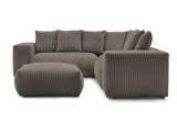 Ecksofa BOBOCHIC VOLTAIRE Cord-Stoff beige