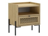 Nachttisch INCA 1 Schublade 45x35x52cm eiche