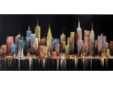 Leinwand TOWN mehrfarbig 3.5x50x100cm