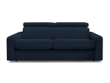 3er Sofa BOBOCHIC MONACO Stoff dunkelblau
