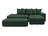 Ecksofa BOBOCHIC MONT-BLANC Stoff chiniert grün