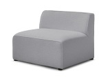 Modulare Sessel für Sofa BOBOCHIC MEGEVE Boucle-Stoff hellgrau
