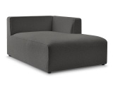 Récamière BOBOCHIC MEGEVE Boucle-Stoff dunkelgrau