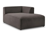 Récamière BOBOCHIC MEGEVE Cord-Stoff rotbraun