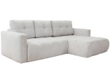 Ecksofa LONDON Stoff grau