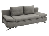 undefined, Bettsofa LION Stoff grau