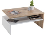 undefined, Salontisch FLO 60x90x42cm eiche