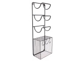 Regal TONY 28x18x82cm metall matt
