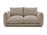 undefined, 2er Sofa BOBOCHIC ERNEST Stoff taupe