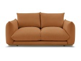 2er Sofa BOBOCHIC ERNEST Stoff orange
