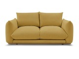 2er Sofa BOBOCHIC ERNEST Stoff gelb