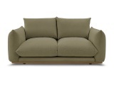 2er Sofa BOBOCHIC ERNEST Stoff grün