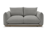 2er Sofa BOBOCHIC ERNEST Stoff dunkelgrau
