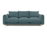 2er Sofa BOBOCHIC ERNEST Stoff dunkelblau