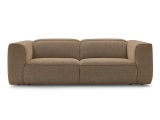3er Sofa BOBOCHIC WILLIAM Stoff chiniert orange